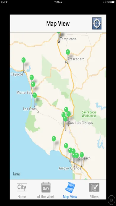 Скриншоты California Farmers' Market Finder