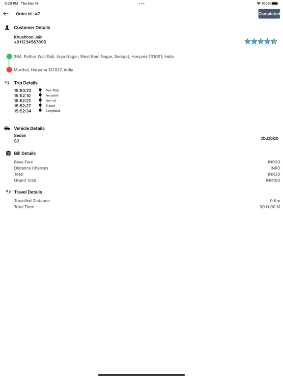 Passenger Go Driver iPad  スクリーンショット
