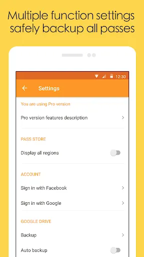Tangkapan layar Pass2U Wallet - digitize cards