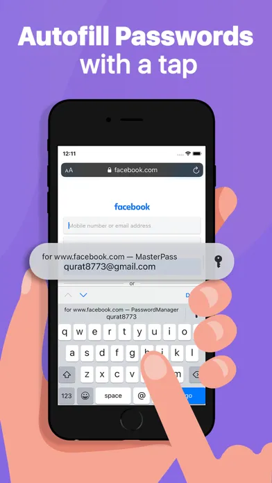 Password Manager - MasterPass 스크린샷