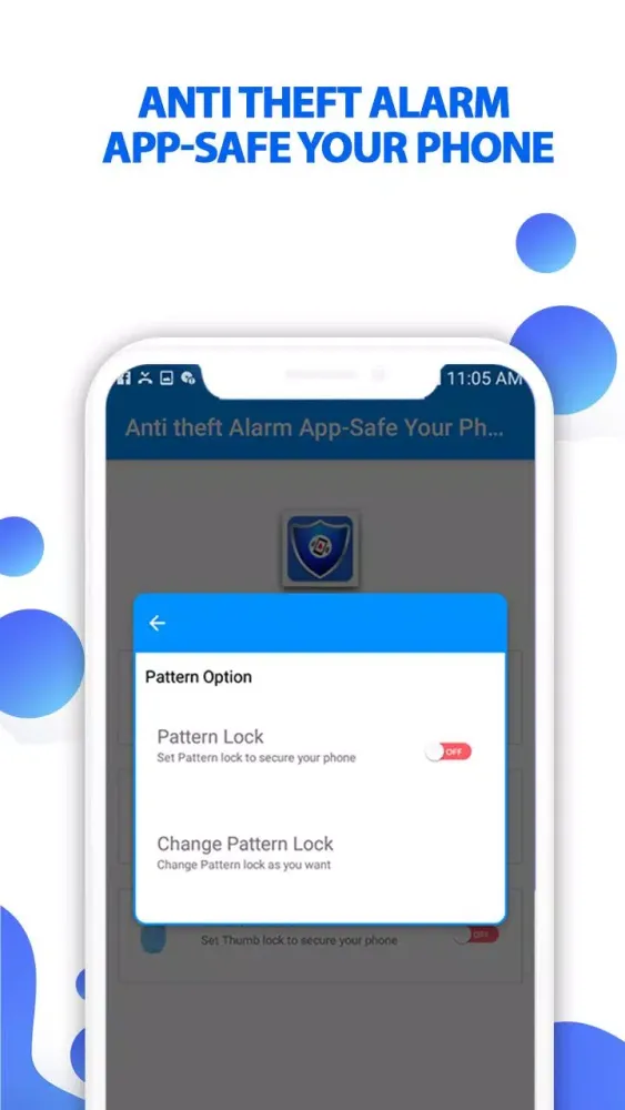 Capturas de tela do Anti-theft Alarm for Android