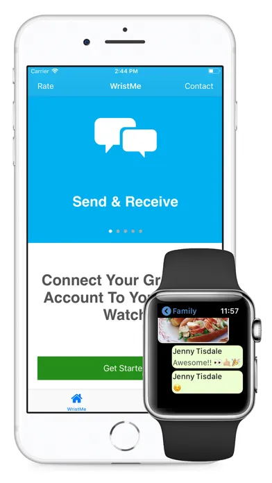 Ảnh chụp màn hình của Wrist for GroupMe