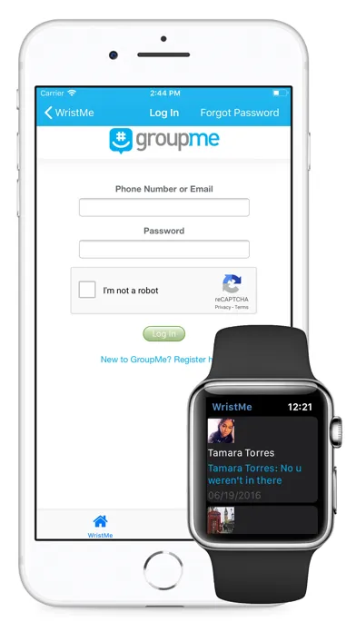 Ảnh chụp màn hình của Wrist for GroupMe