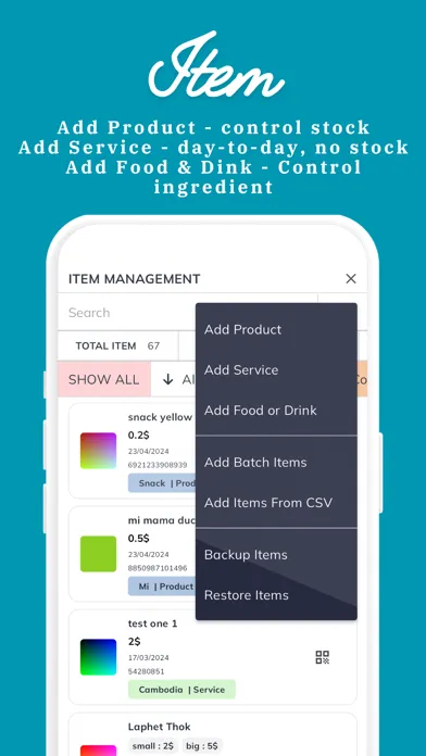 Offline POS - Bluetooth Print Screenshots