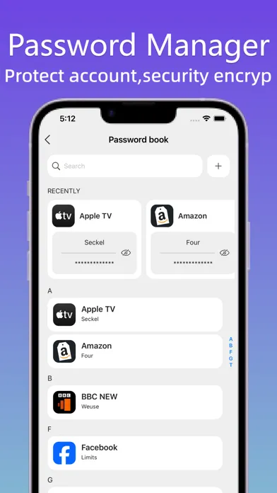 SafetyBox - Password manage应用截图