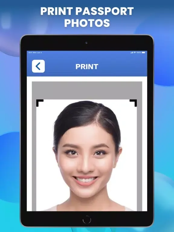 Tangkapan skrin Passport Photo Maker : ID Card iPad 