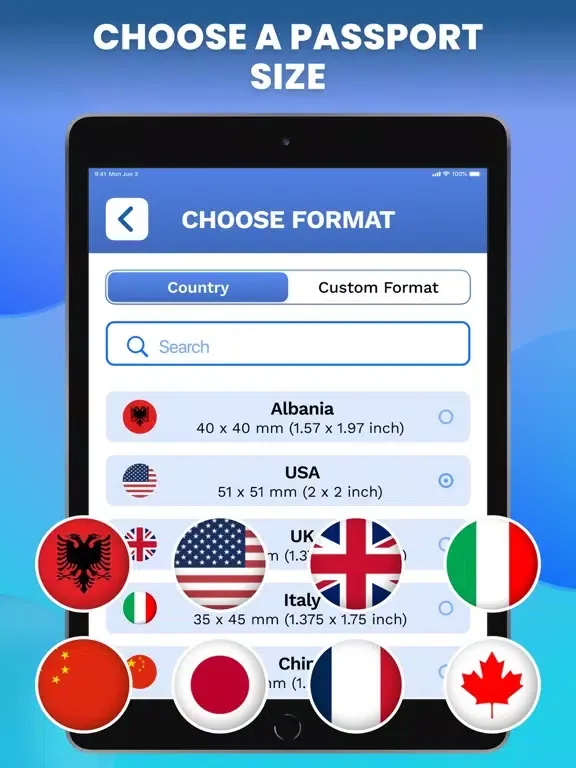 Tangkapan skrin Passport Photo Maker : ID Card iPad 