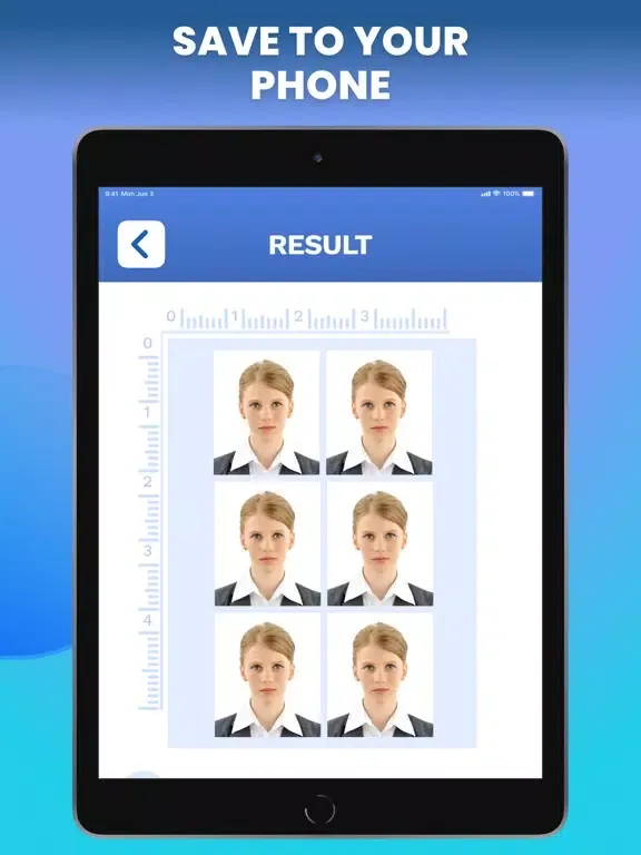 Tangkapan skrin Passport Photo Maker : ID Card iPad 