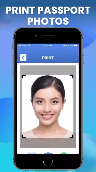 Tangkapan skrin Passport Photo Maker : ID Card
