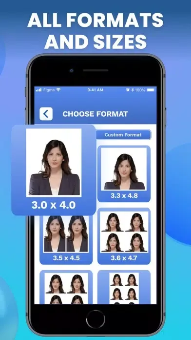 Tangkapan skrin Passport Photo Maker : ID Card