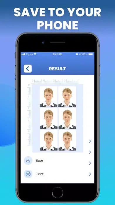 Tangkapan skrin Passport Photo Maker : ID Card