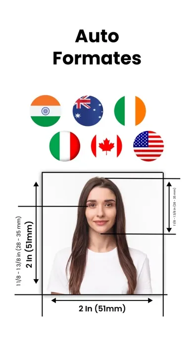Capturas de tela do Passport Photo Maker: ID Photo