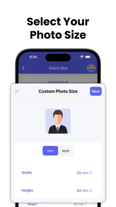Capturas de tela do Passport Photo Maker: ID Photo