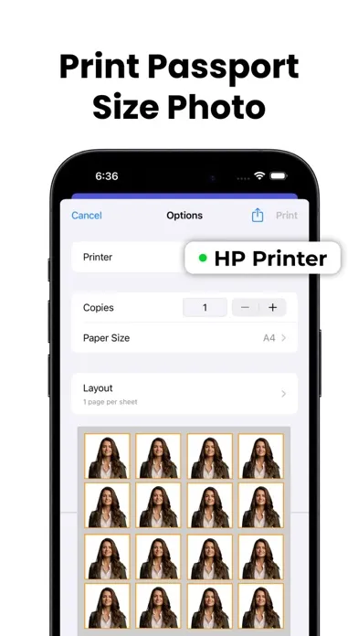 Capturas de tela do Passport Photo Maker: ID Photo