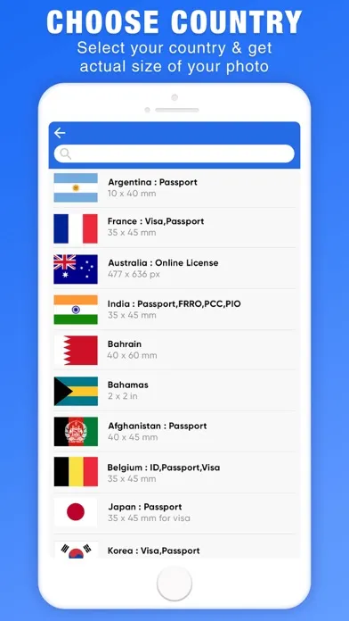 ภาพหน้าจอของ Passport Photo Maker, ID Photo