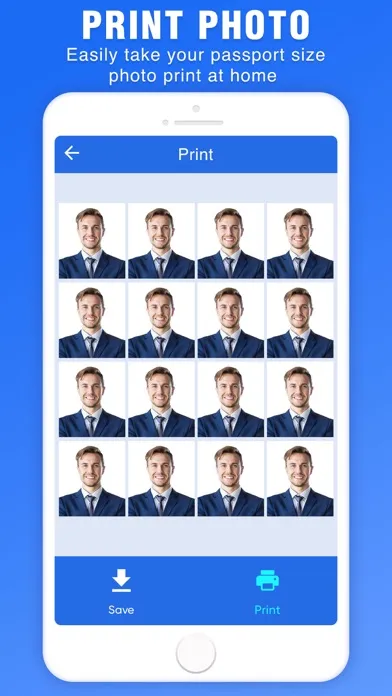 ภาพหน้าจอของ Passport Photo Maker, ID Photo