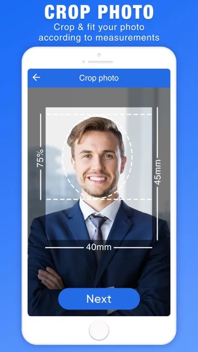 ภาพหน้าจอของ Passport Photo Maker, ID Photo