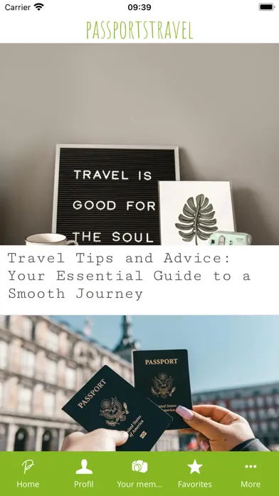 Passport Bros Travel App應用截圖