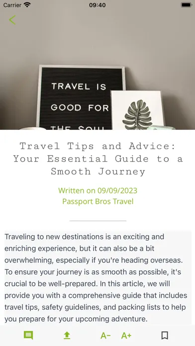 Passport Bros Travel App應用截圖