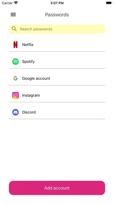 Screenshot di Pass Protect