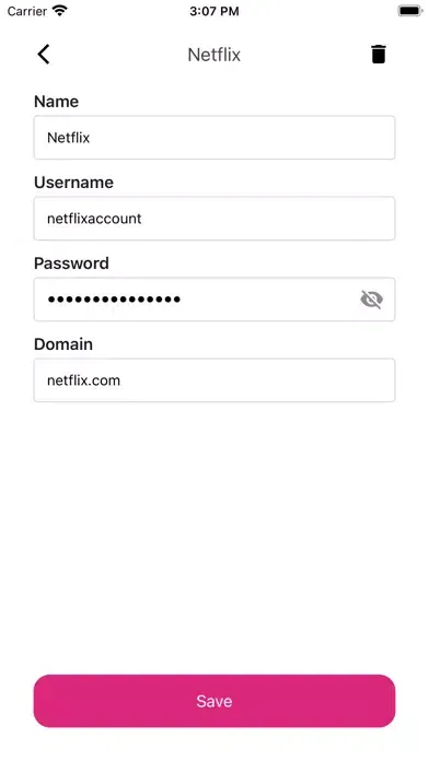 Screenshot di Pass Protect