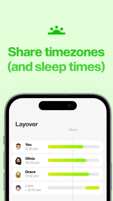 Скриншоты Layover - Share timezones