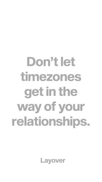 Скриншоты Layover - Share timezones