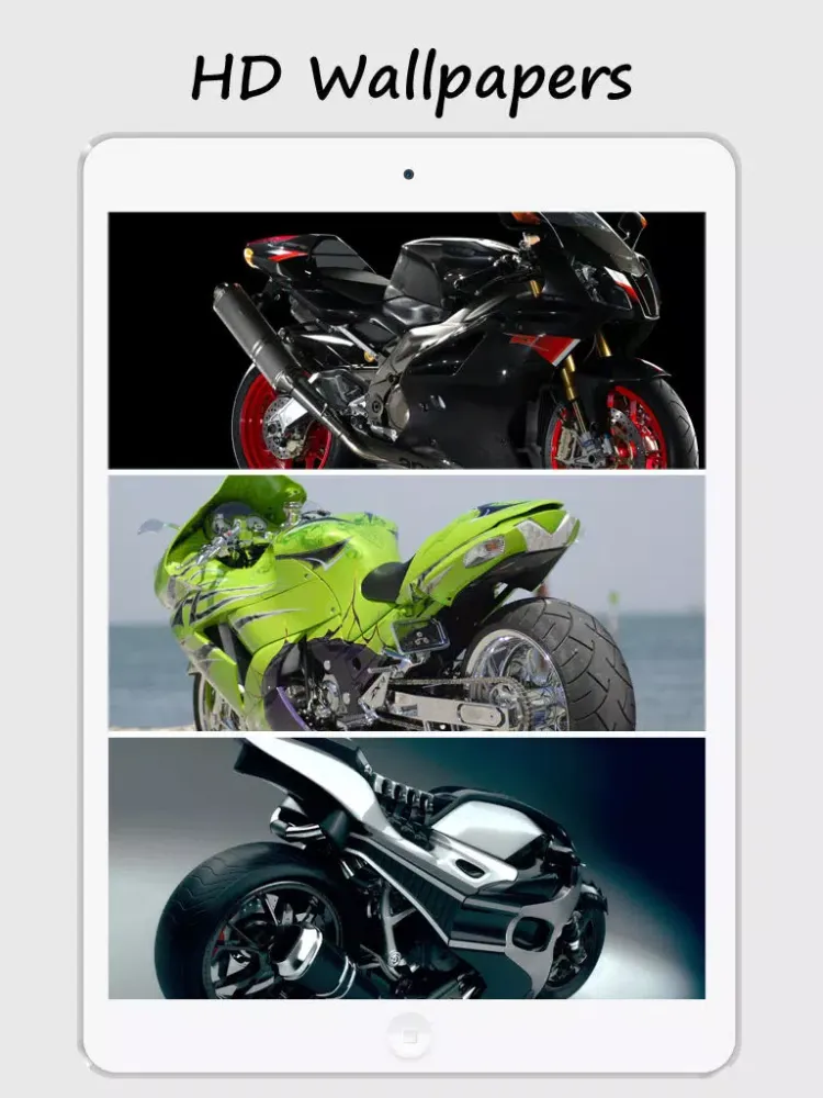 Bikes Wallpapers - Amazing Sports Bikes Wallpapers & Backgrounds iPad  Ekran Görüntüleri