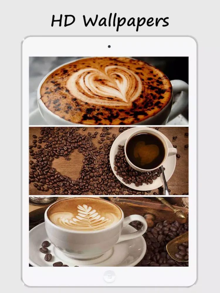 Captures d'écran de Coffee Wallpapers iPad 