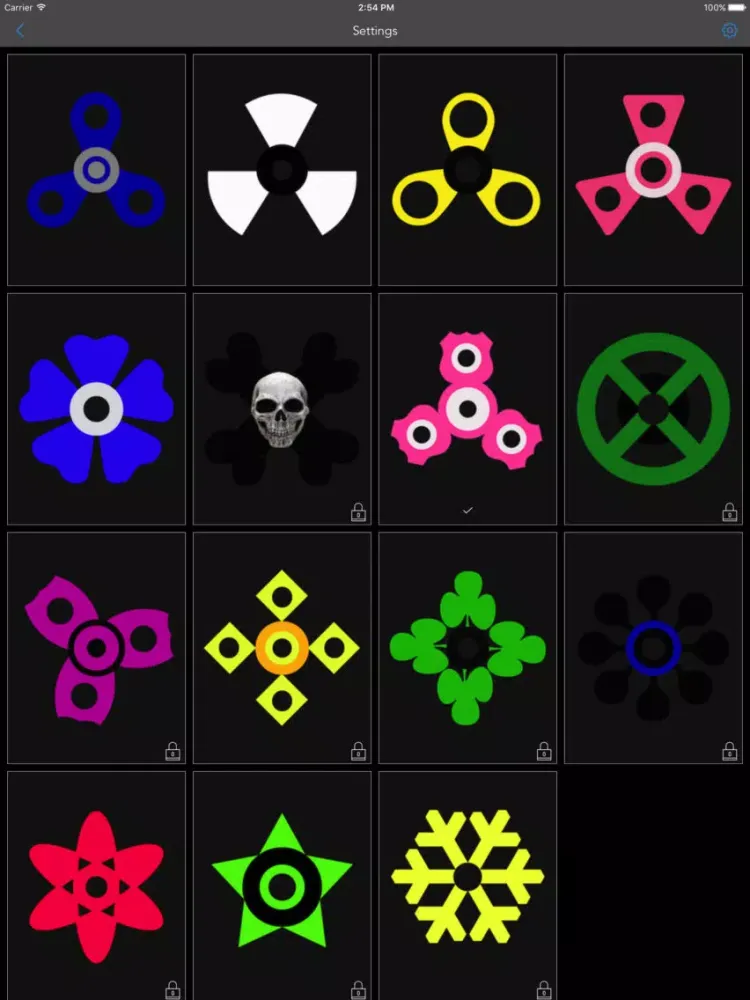 Fidget Spinner - Best Virtual Hand Spinner iPad 應用截圖
