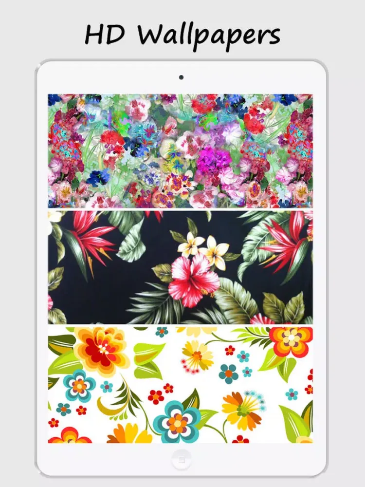 Floral Print Wallpapers iPad Screenshots