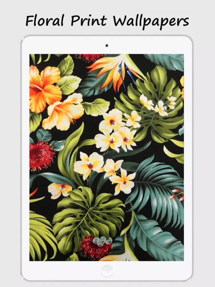 Floral Print Wallpapers iPad Screenshots