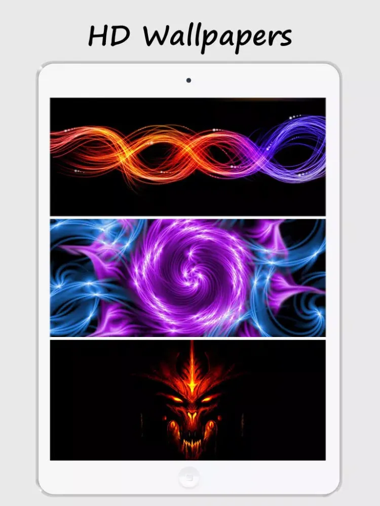Capturas de pantalla de Glow Backgrounds and Wallpapers iPad 