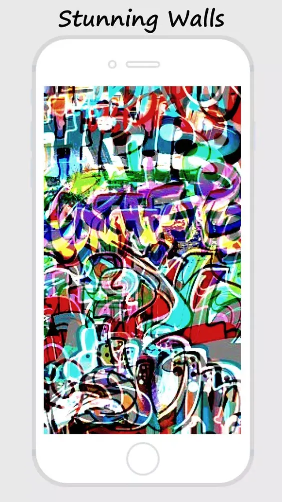 Graffiti Walls -Custom Home/Lock Screen Wallpapers سکرین شاٹس