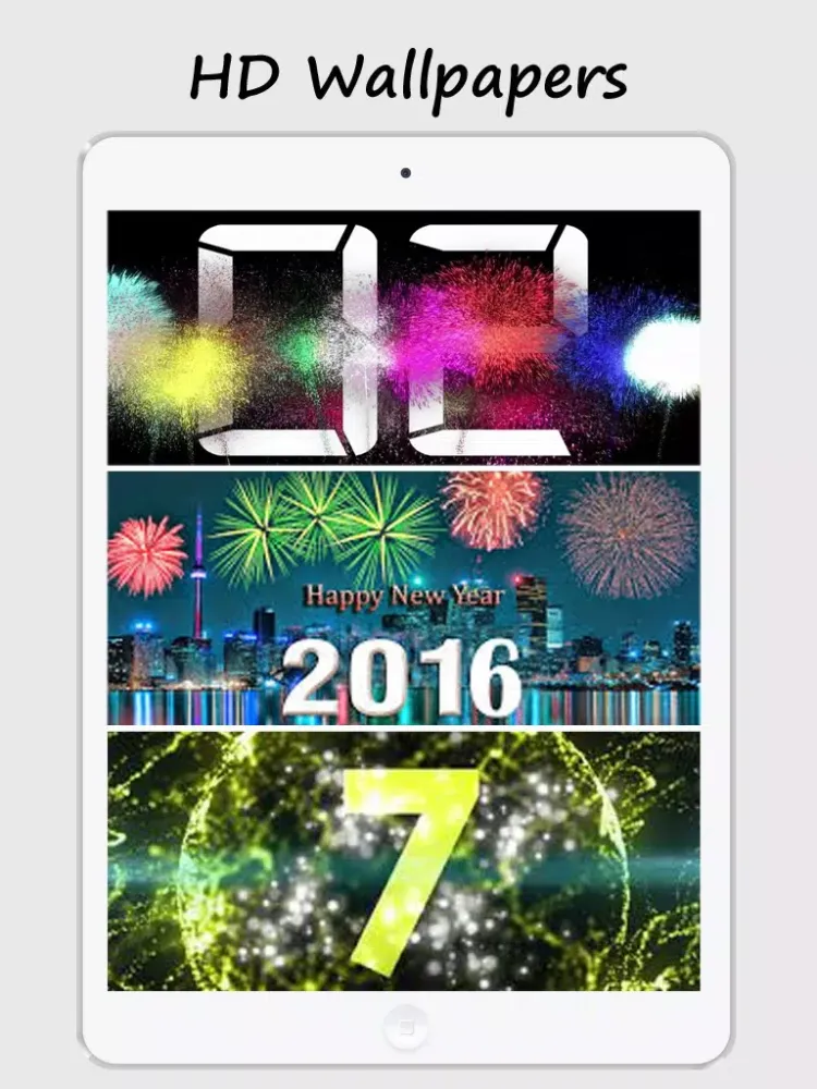 Capturas de pantalla de Happy New Year Countdown Begins iPad