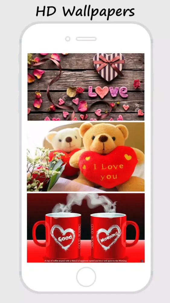 Captures d'écran de Love Wallpapers - Beautiful Love Wallpapers