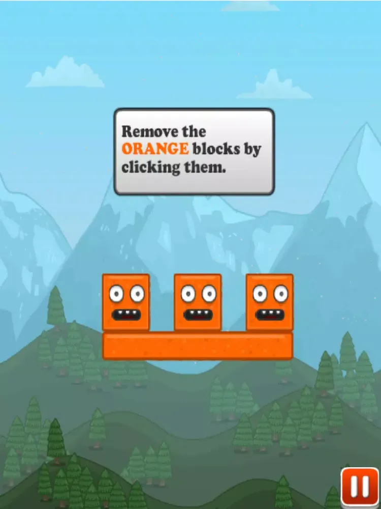Omit Orange Free Game iPad 应用截图