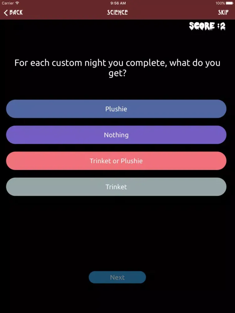 Trivia For Five Nights At Freddy's Edition - Best FNAF Edition Trivia iPad Screenshots