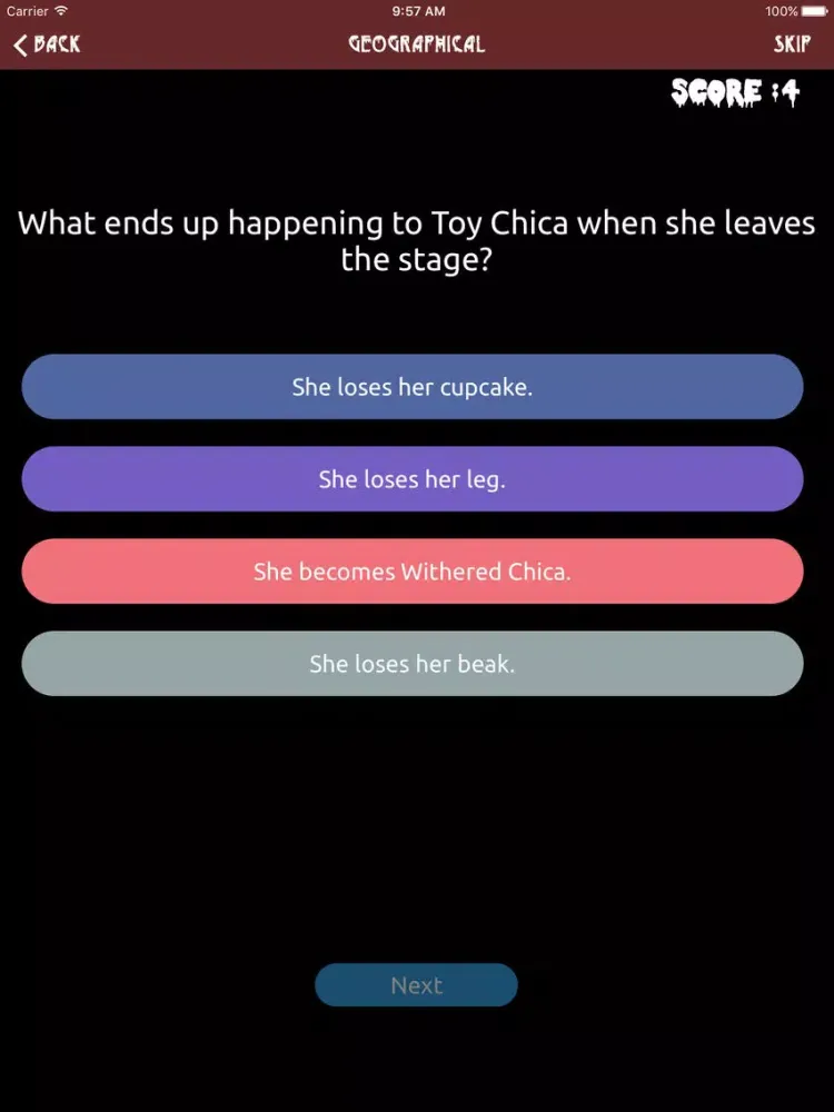 Trivia For Five Nights At Freddy's Edition - Best FNAF Edition Trivia iPad Screenshots