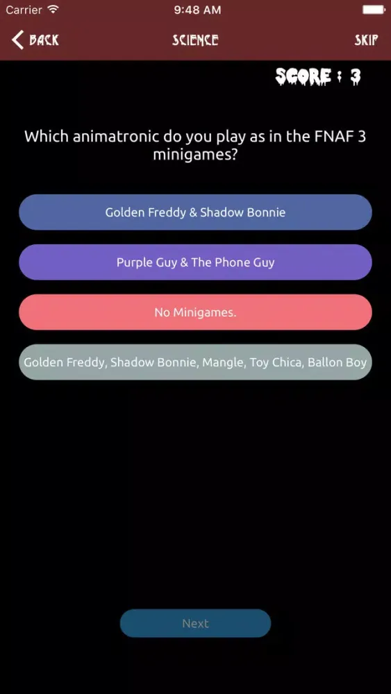 Trivia For Five Nights At Freddy's Edition - Best FNAF Edition Trivia Screenshots