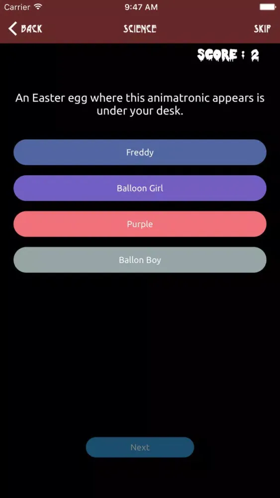 Trivia For Five Nights At Freddy's Edition - Best FNAF Edition Trivia Screenshots