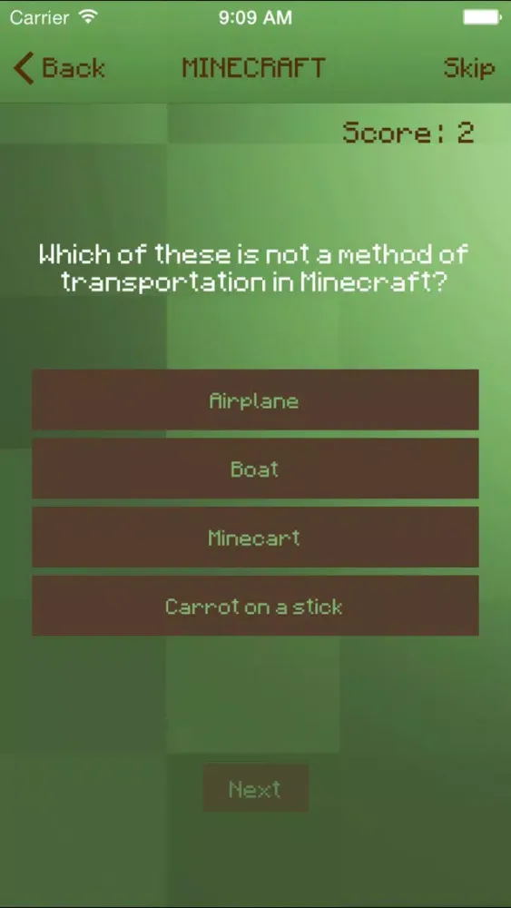 Скриншоты Trivia For Minecraft PE