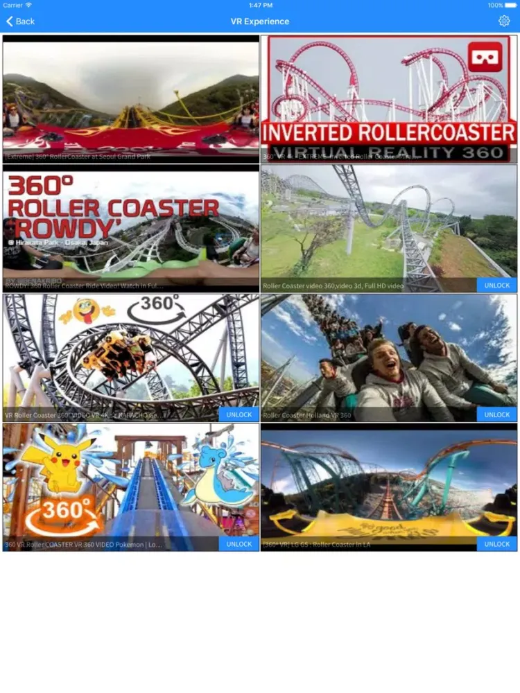 ภาพหน้าจอของ Vr Roller Coaster - Best Thrilling Experience iPad 