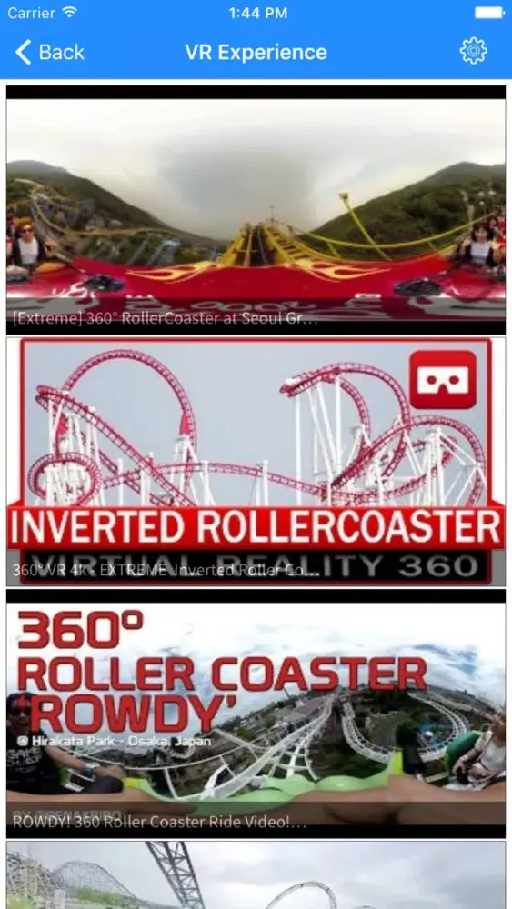 ภาพหน้าจอของ Vr Roller Coaster - Best Thrilling Experience