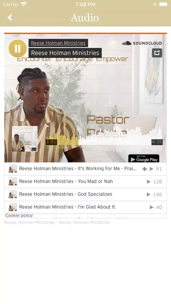 Tangkapan layar Pastor Reese
