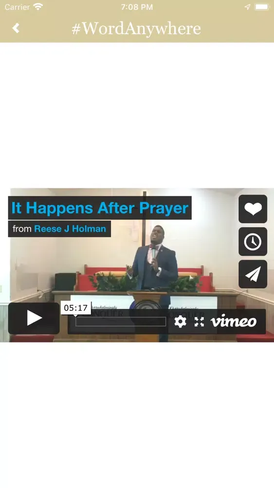 Tangkapan layar Pastor Reese