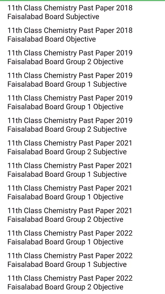 Past Papers Pakistan应用截图