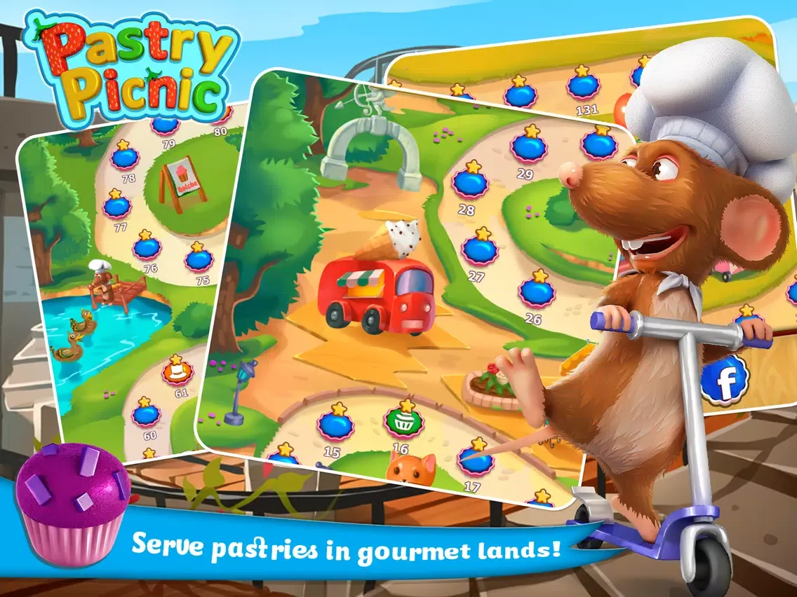 Capturas de pantalla de Pastry Picnic iPad 