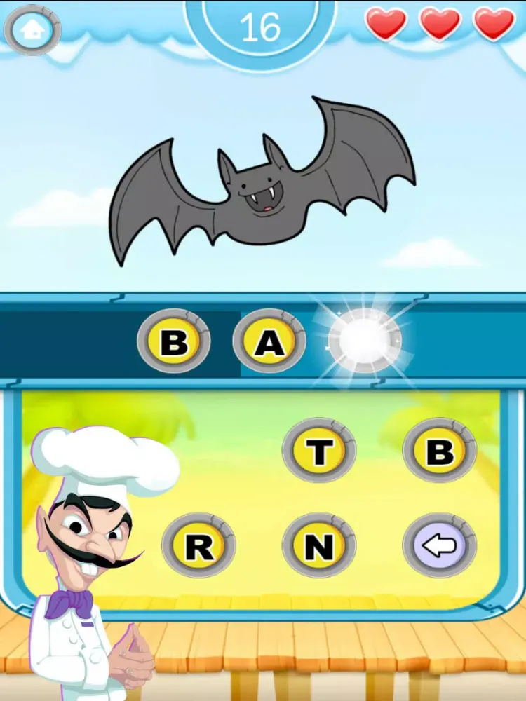 Tangkapan skrin Letter Words Fun Puzzle Games iPad 
