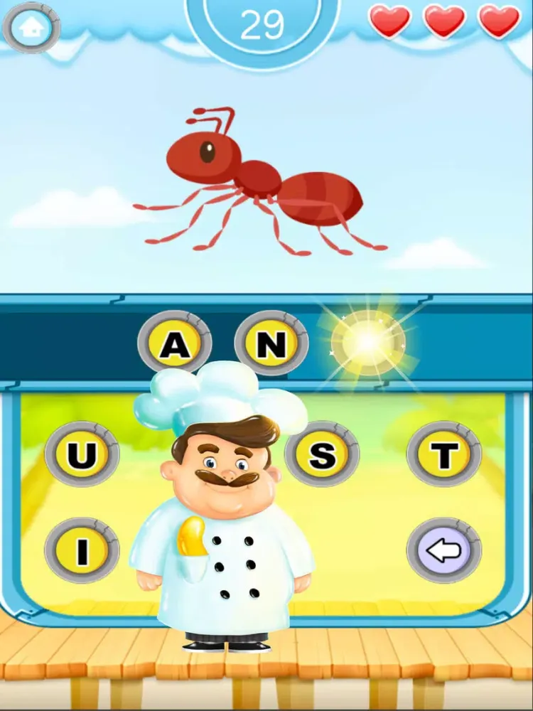 Tangkapan skrin Letter Words Fun Puzzle Games iPad 